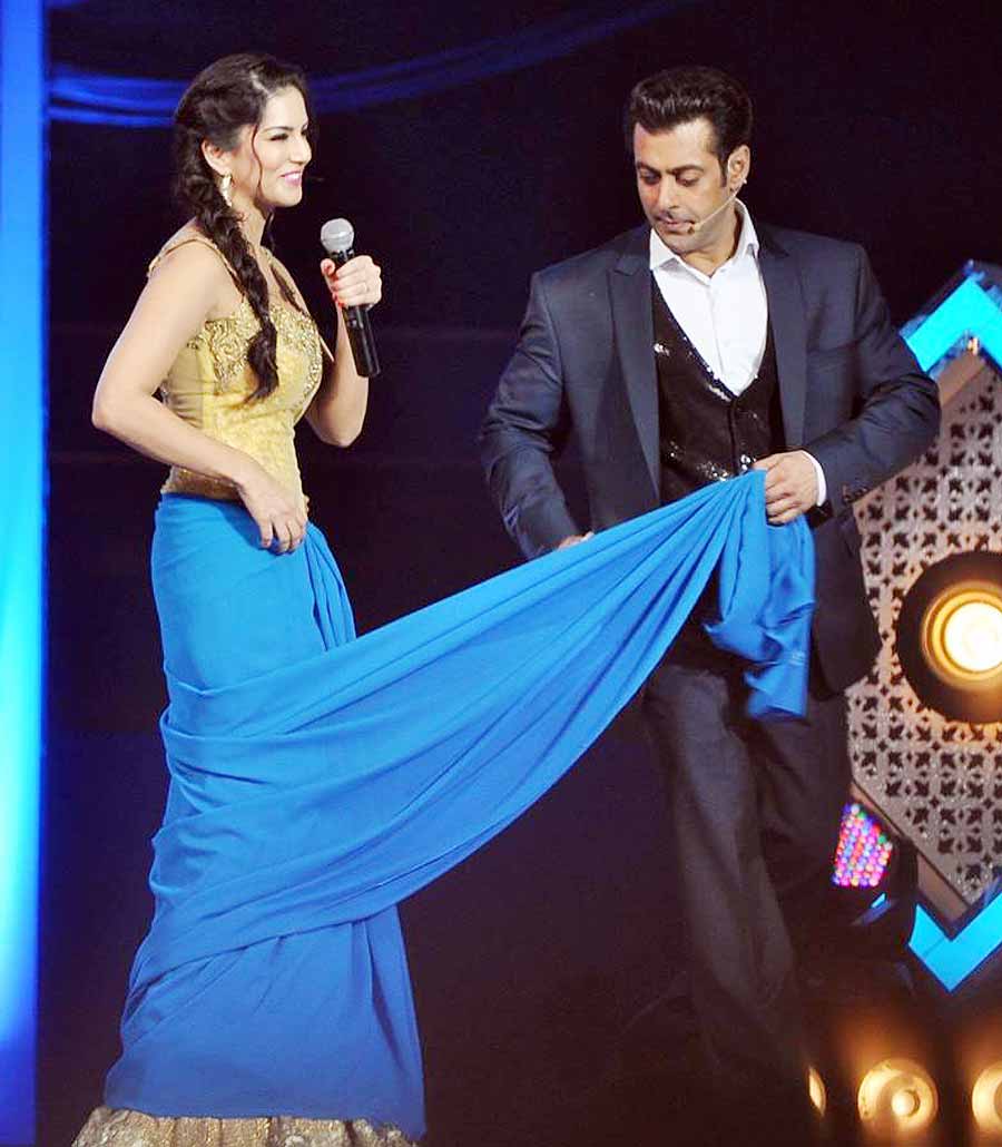 Sunny Leone and Salman Khan