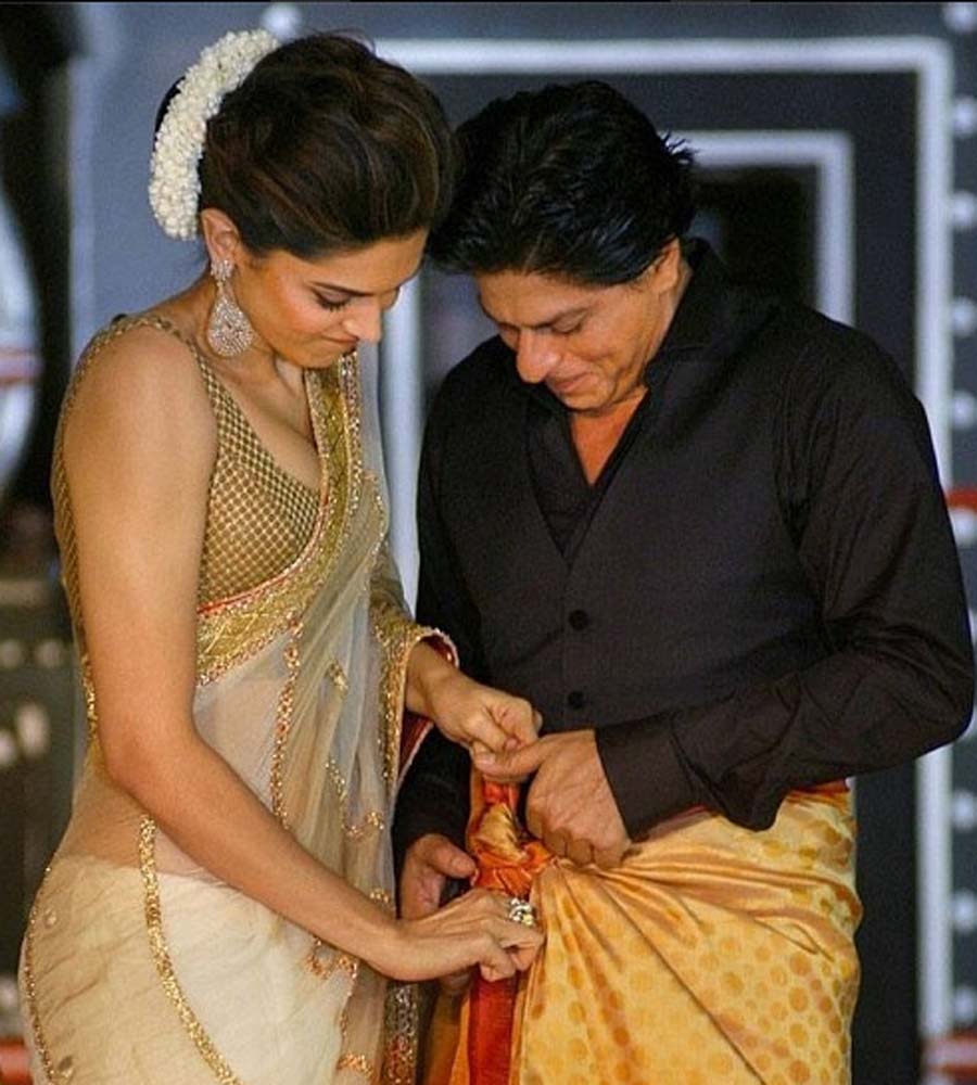 Deepika Padukone and Shah Rukh Khan