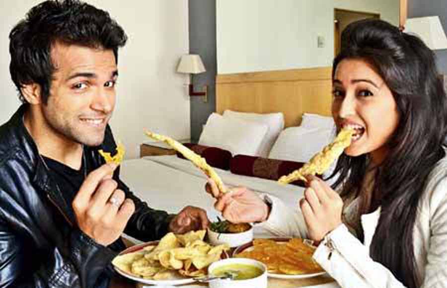 Asha Negi and Rithvik Dhanjani