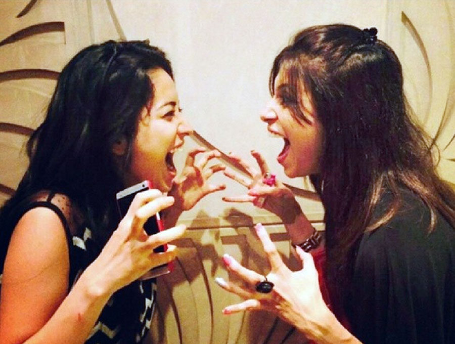 Asha Negi and Kishwer Merchantt