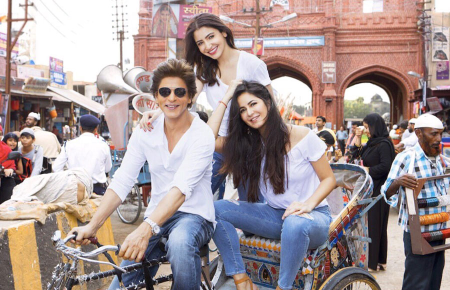 Shahrukh Khan, Katrina Kaif, Anushka Sharma