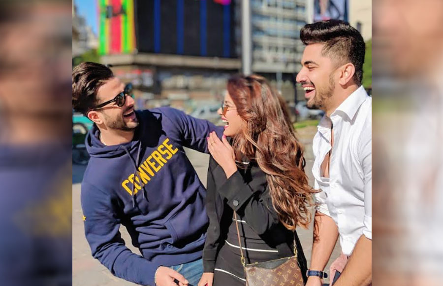 Aly Goni, Jasmin Bhasin, Zain Imam