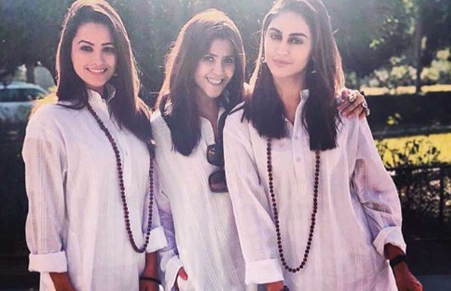 Ekta Kapoor, Krystle D'souza, Anita Hassanandani