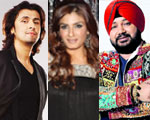 Sonu Nigam, Raveena Tandon and Daler Mehndi