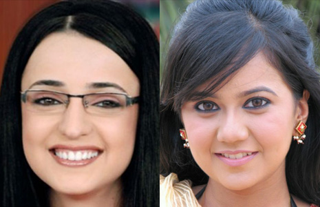 Sanaya Irani and Roopal Tyagi