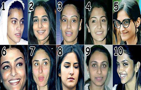 Who looks worst without make-up?