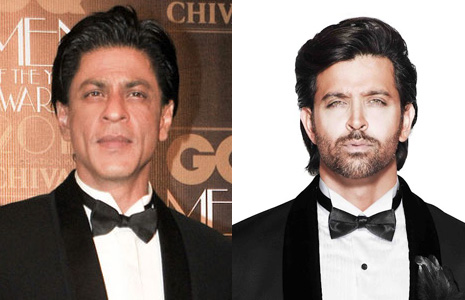 Shah Rukh Khan and Hrithik Roshan