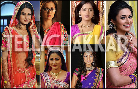 Which TV bahu looks beautiful in a saree?