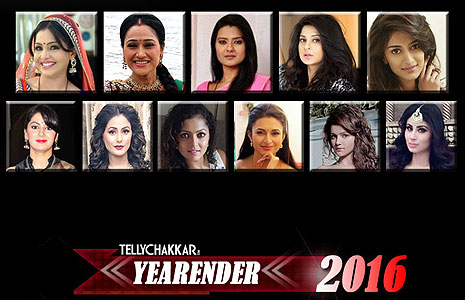 Who is the Top TV Face of the Year 2016 (Female)?