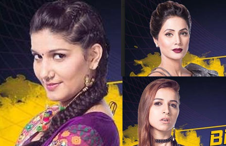 Sapna Choudhary, Hina Khan, Benafsha Soonawalla