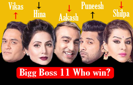 Who will win Bigg Boss 11?