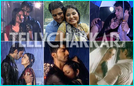 These TV couples romanced on which Bollywood rain song?