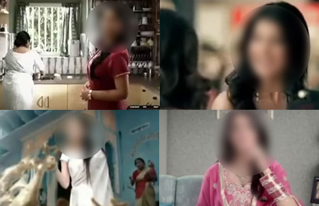 Guess which popular TV actress has featured in the given ad?