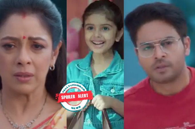 Spoiler Alert! Anupamaa : Little Anu feels Anupama is not her mother breaks down in Anuj's arms 