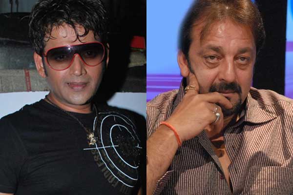 Ravi Kissen and Sanjay Dutt