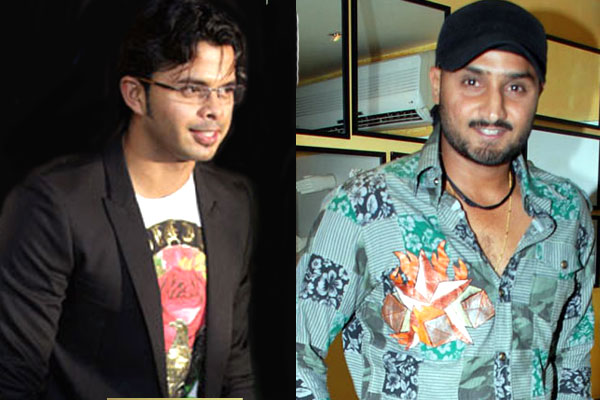 Sreesanth and Harbhajan Singh