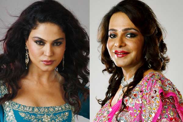 Veena Malik and Begum Nawazish Ali