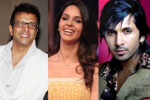 Javed Jaffery, Mallika Sherawat and Terence Lewis