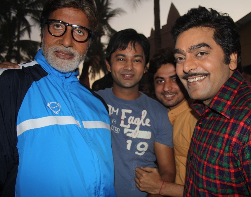 Amitabh Bachchan and Ashutosh Rana