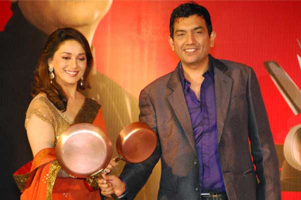 Madhuri Dixit and Chef Sanjeev Kapoor