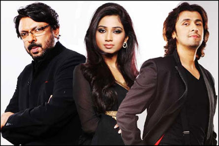 Sanjay Leela Bhansali, Shreya Ghoshal and Sonu Niigaam