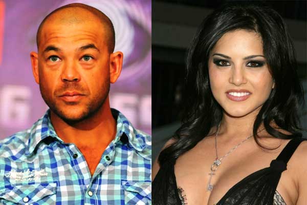 Andrew Symonds and Sunny Leone