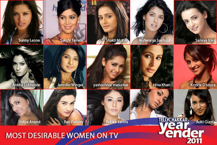 Most Desirable Women on TV in 2011