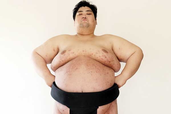 Japanese Sumo Wrestling Champion Yamamotoyama aka Yama