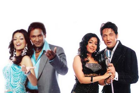 Vinod Rathod, Roshni Chopra and Shekhar Suman