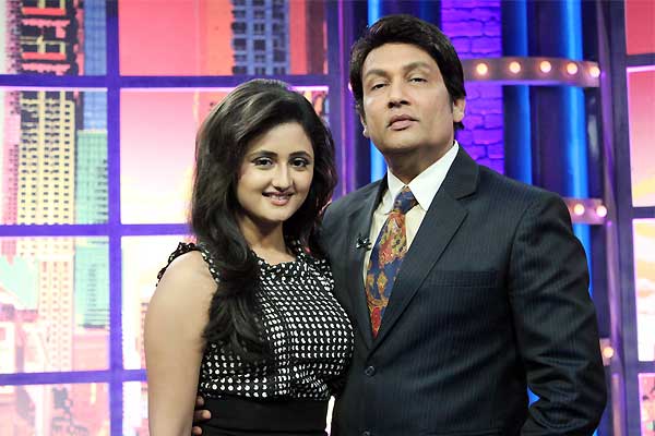 Rashmi Desai with Shekhar Suman