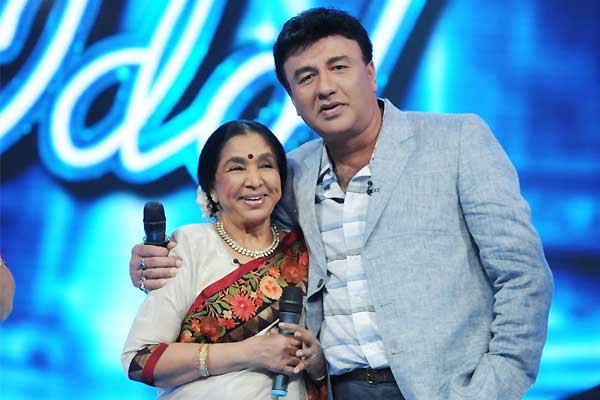 Asha Bhosle with Anu Malik