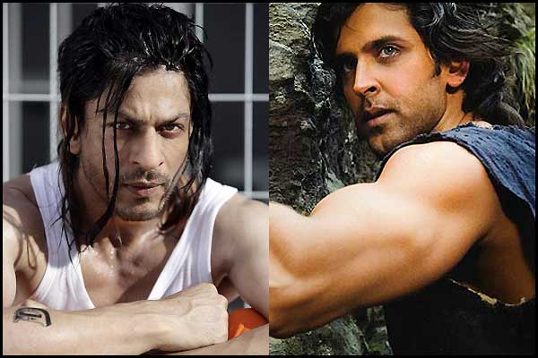 Shah Rukh Khan and Hrithik Roshan