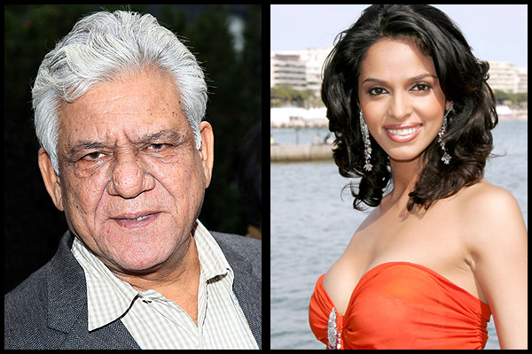 Om Puri and Mallika Sherawat