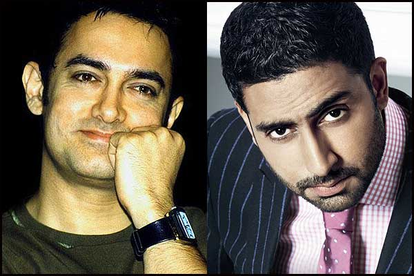 Aamir Khan and Abhishek Bachchan