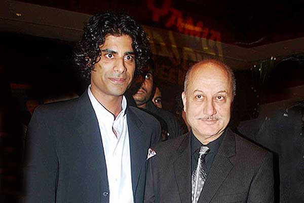 Sikander Kher and Anupam Kher