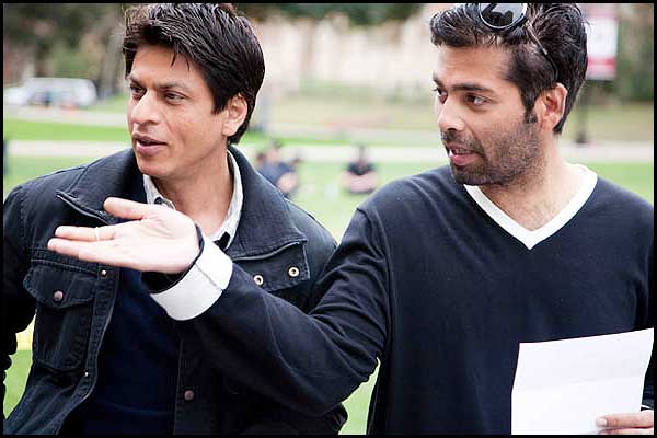 Shah Rukh Khan and Karan Johar