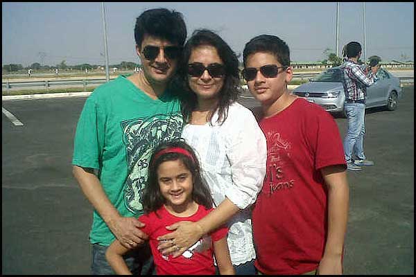 Ashish Kaul with his family