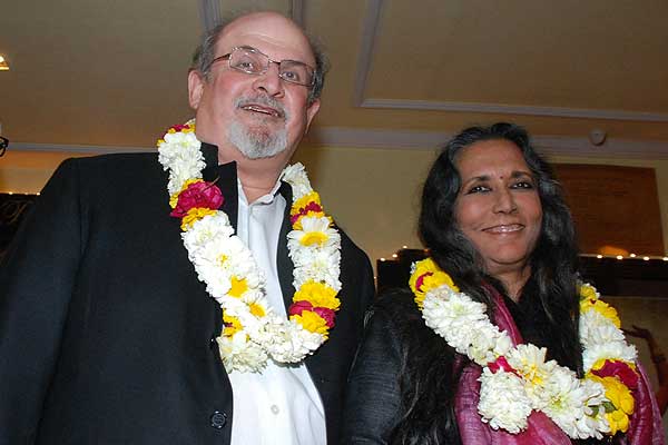 Deepa Mehta and Salman Rushdie 