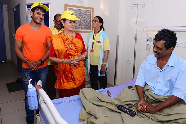 Jay Soni and Aruna Irani