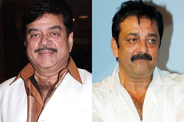 Shatrughan Sinha and Sanjay Dutt