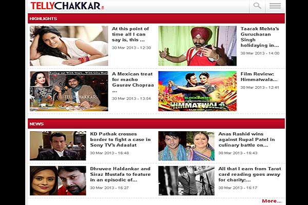 Tellychakkar.com's Mobile Version 