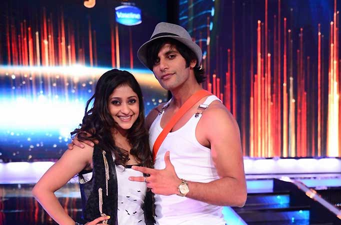 Karanvir Bohra and choreographer Sneha 