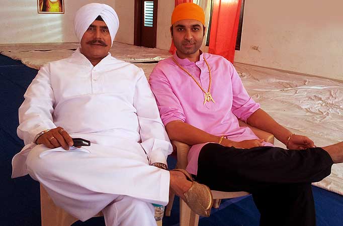 Paras Singh Minhas with Punit Issar