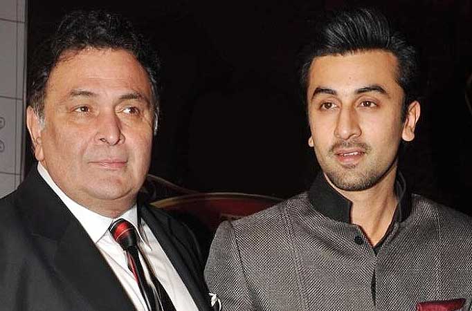 Rishi Kapoor and Ranbir Kapoor