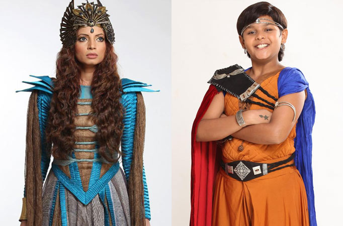 Shama Sikander and Dev Joshi in Baal Veer