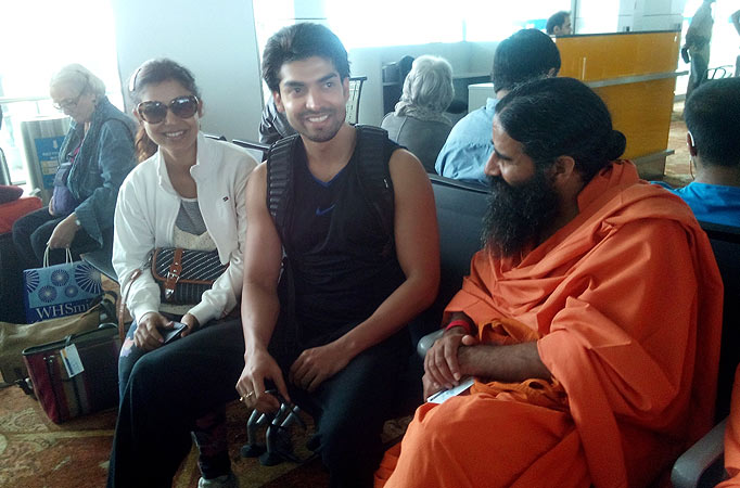 Gurmeet and Debina took 