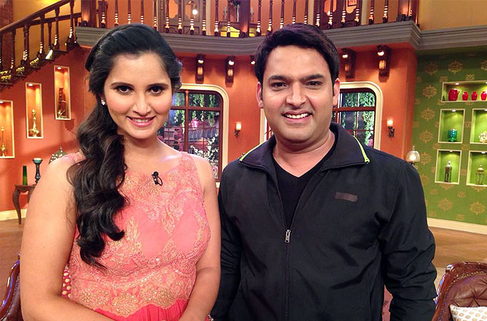Sania Mirza on the sets of Comedy Nights With Kapil 