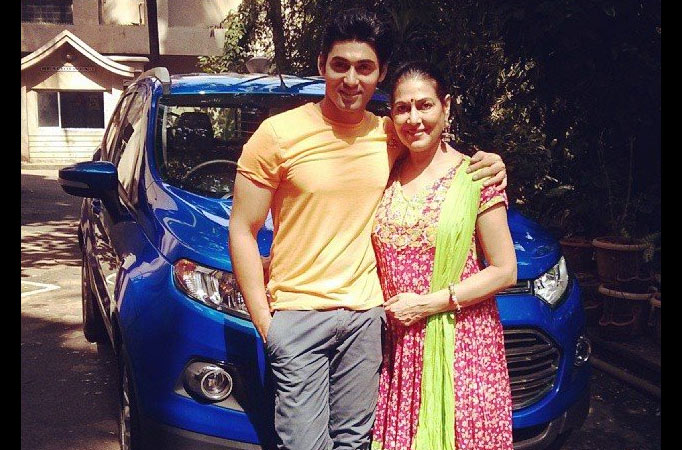 Ruslaan Mumtaz with his mom Anjana Mumtaz