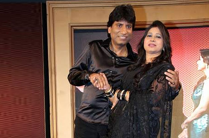 Raju Srivastav with wife