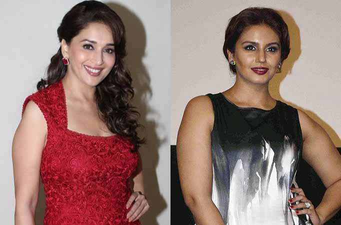 Madhuri Dixit and Huma Qureshi
